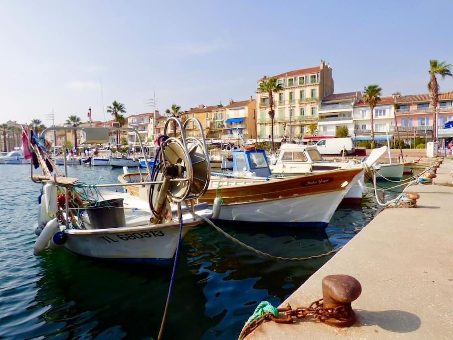 Bandol Roc Beach Vue Mer Grand T3 Face A La Plage Avec Parking Ngoại thất bức ảnh